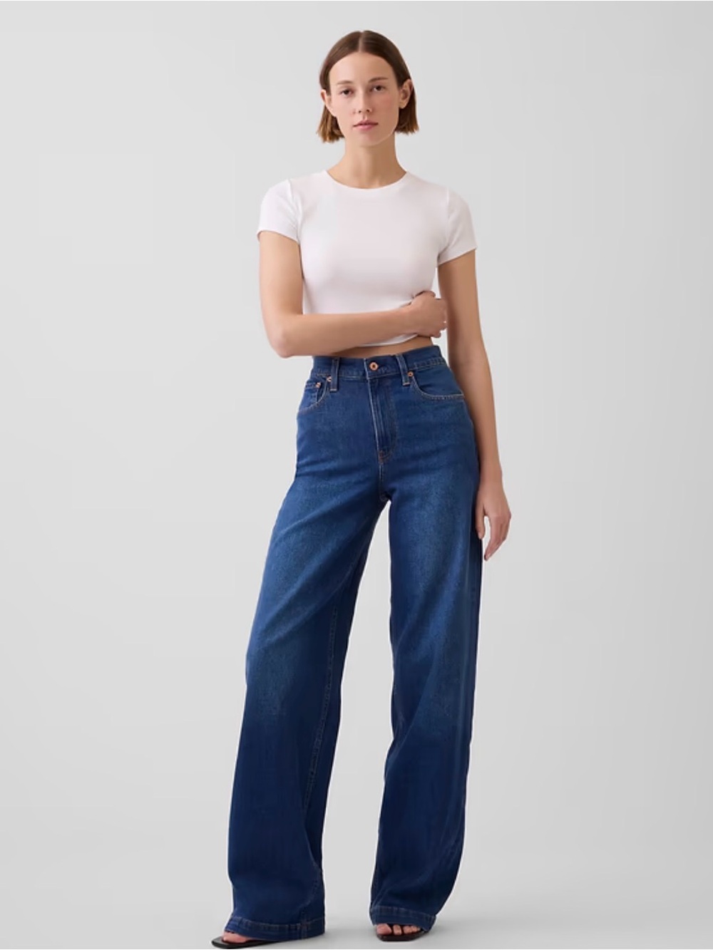 GAP Petite Wide Leg Jeans – Size 4 Petite